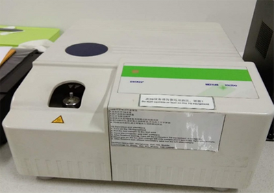 Calorimetric differential scanner DSC